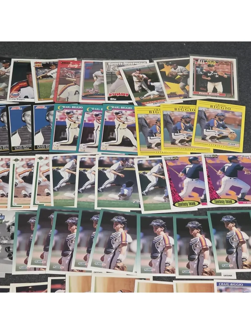 Craig Biggio Houston Astros HOF 124 Card Lot